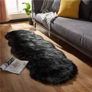 Ultra Soft Fluffy Shaggy Area Rug FauxFur Rug Chair Cover SeatPad Fuzzy Area Rug